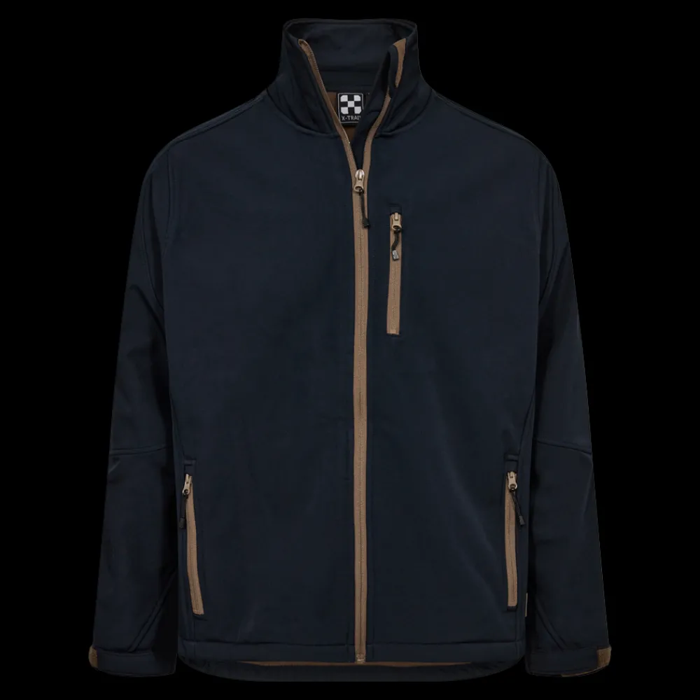 Outlet X-Trail Roy 24, Sr - Herre Soft Shell Jakke Blå