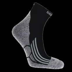 New Seger Running Sock coolmax - Voksen løbesokker Sort