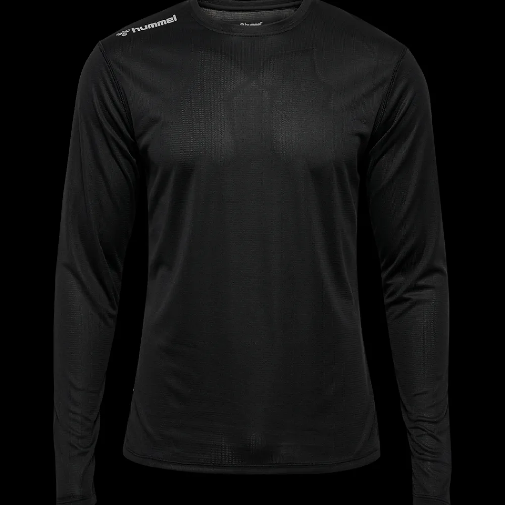 Fashion Hummel Running T-Shirt LS - Herre Løbe T-Shirt Sort