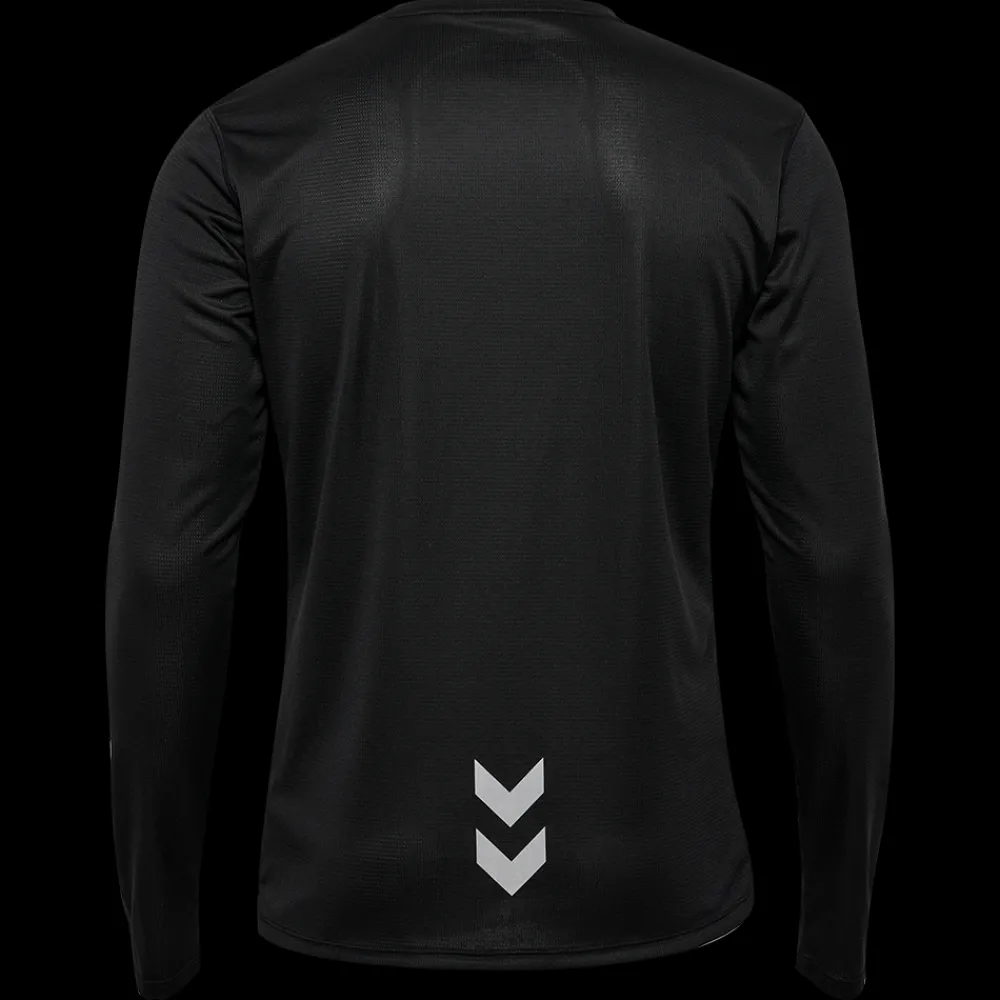 Fashion Hummel Running T-Shirt LS - Herre Løbe T-Shirt Sort