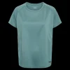 Hot Nico Saga 25, W - Dame Fitness T-shirt Blå