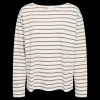 Clearance Fabrin Copenhagen Sailor Blouse 25, W. - Langærmet Dame T-shirt Sand