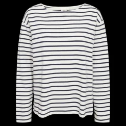 Hot Fabrin Copenhagen Sailor Blouse 25, W. - Langærmet Dame T-shirt Blå