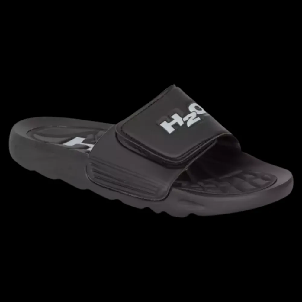 Best H2O Sandaler - Klip klapper med velcro Sort