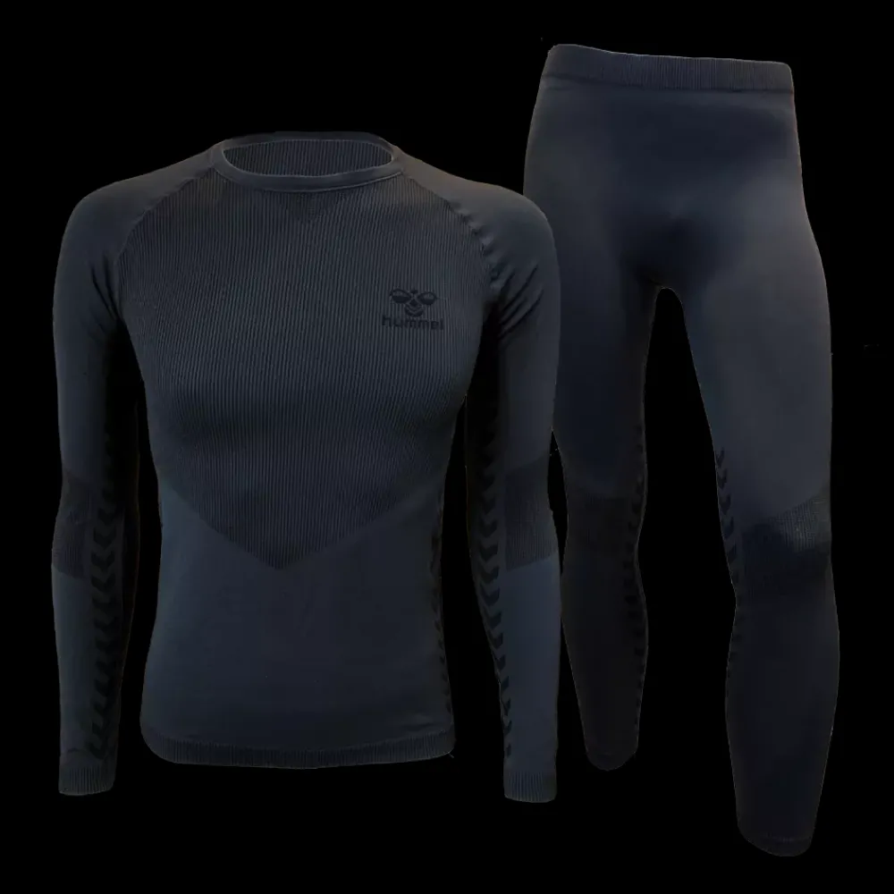 New Hummel Seamless Set - Unisex Skiundertøj Grå