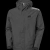 Discount Helly Hansen Seven J Jacket - Herre Regnjakke Grå
