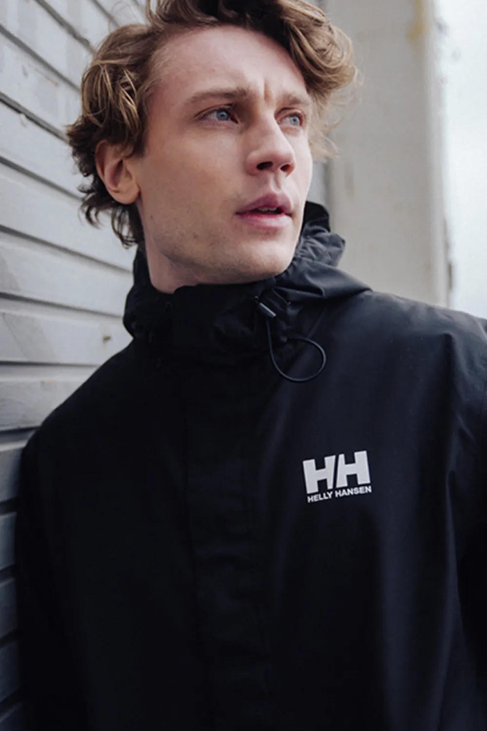 New Helly Hansen Seven J Jacket - Herre Regnjakke Sort