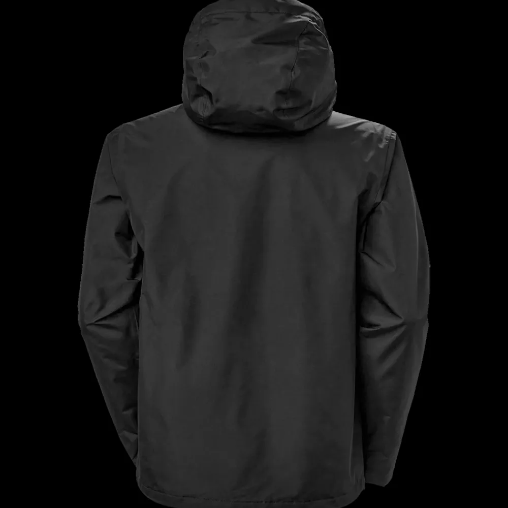 New Helly Hansen Seven J Jacket - Herre Regnjakke Sort