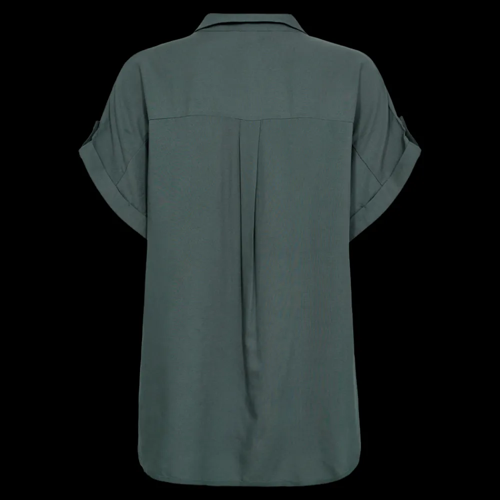 Best Fabrin Copenhagen Shirt S/S 25, W. - Dame Skjorte Grøn