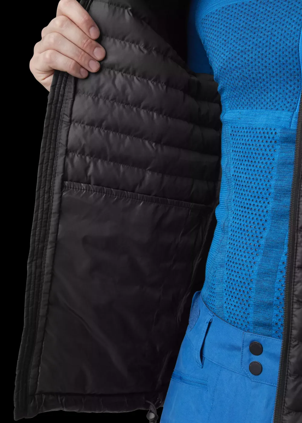 Hot Helly Hansen Sirdal Insulator Jacket - Herre Jakke Sort