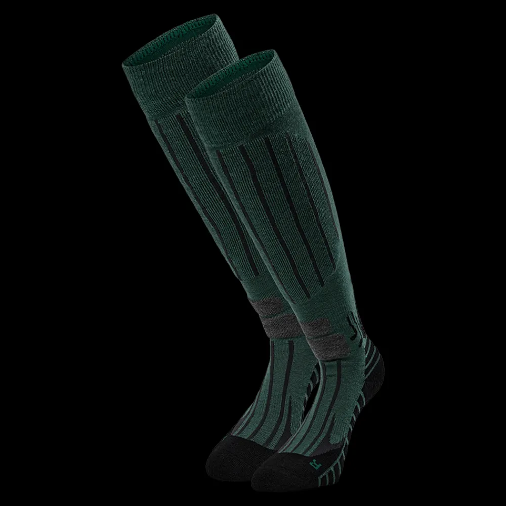 Outlet Nanok Ski Socks Wool - Skisokker Grøn