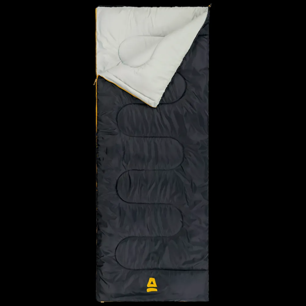 New Abbey Sleeping Bag Envelop Ripstop - Sovepose Grå