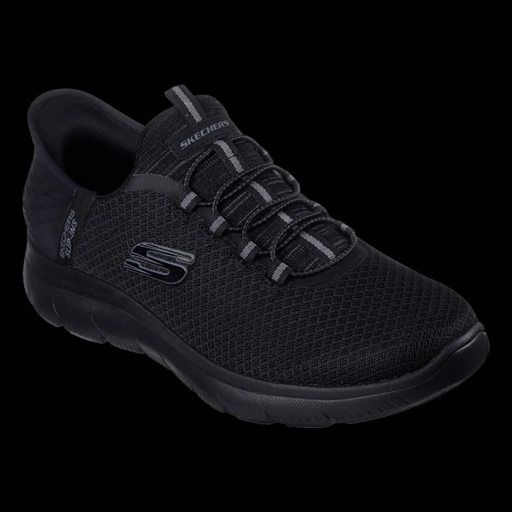 Hot Skechers Slip In Summit - Herre Fritidssko Sort