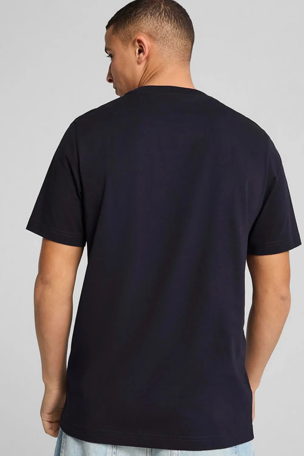 Online Puma Small Logo T-Shirt - Herre T-Shirt Blå