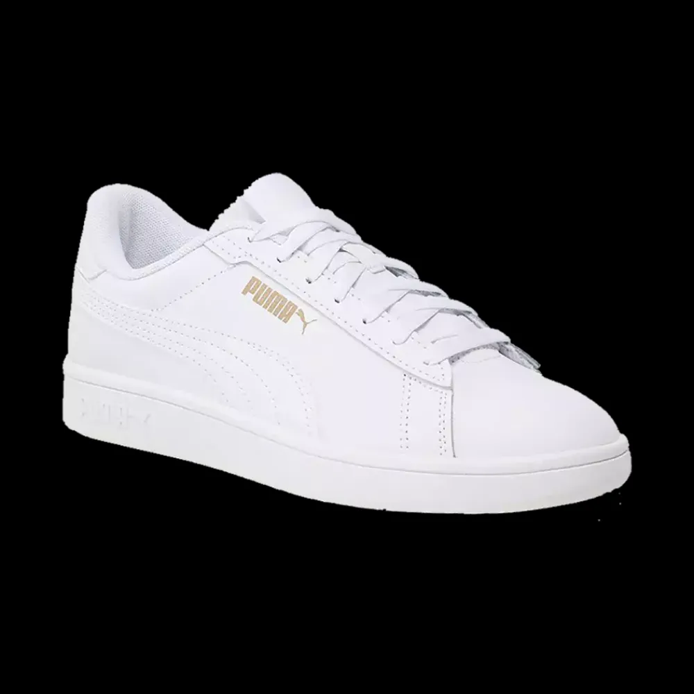 Outlet Puma Smash Leather- Voksen Fritidssko Hvid