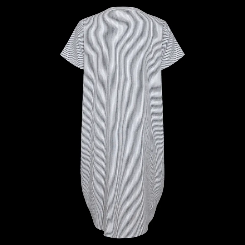 Online Fabrin Copenhagen Stripe Dress V-Neck 25, W. - Dame Kjole Multi