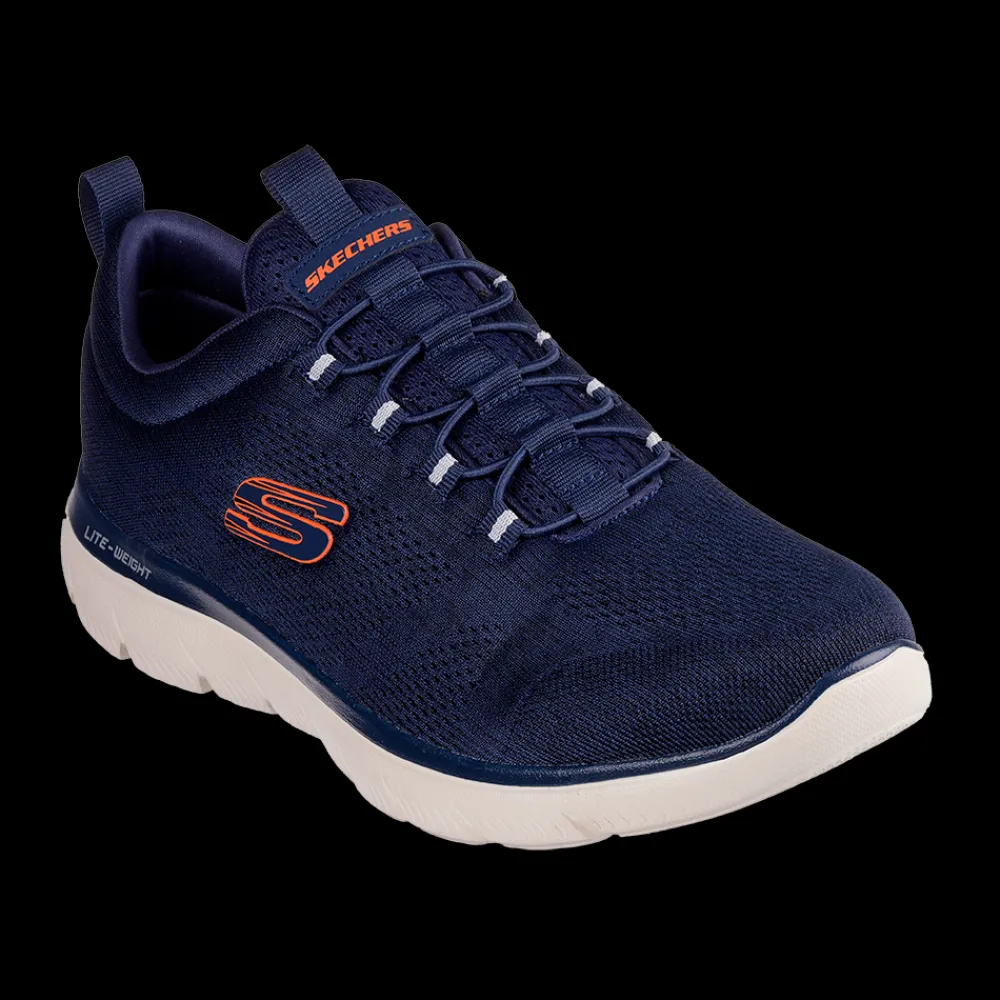 Fashion Skechers Summits Memory Foam - Herre Fritidssko Blå
