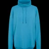 Fashion Fabrin Copenhagen Sweat Highneck 25, W. - Dame Sweatshirt Blå