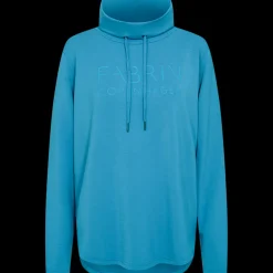 Fashion Fabrin Copenhagen Sweat Highneck 25, W. - Dame Sweatshirt Blå