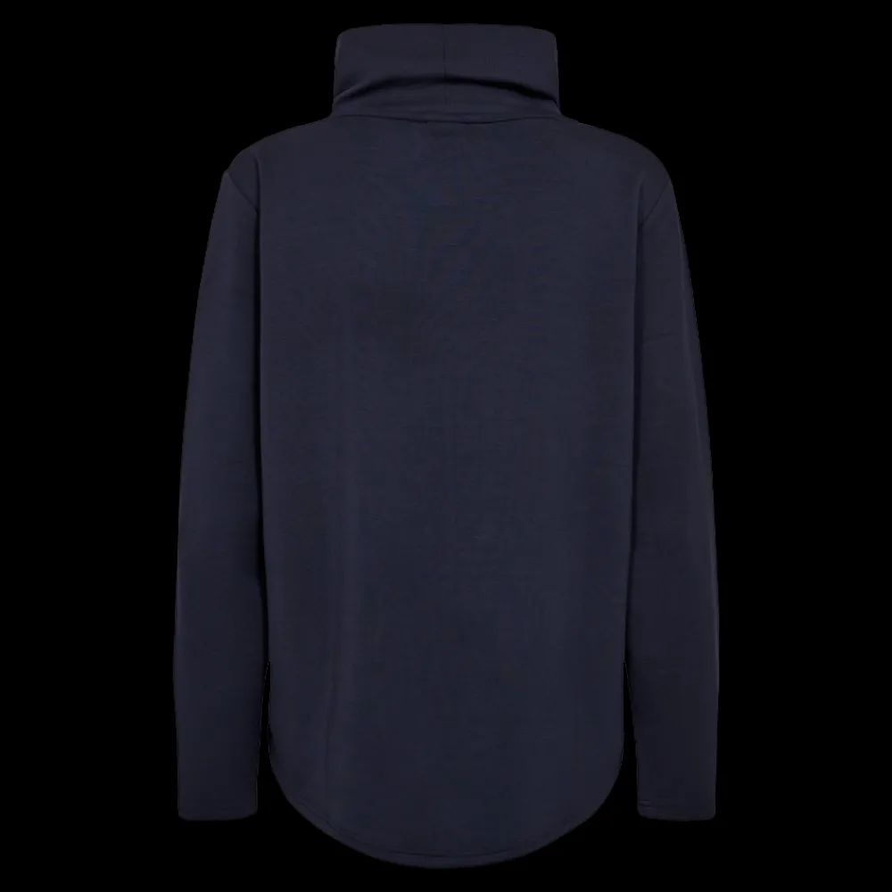 Outlet Fabrin Copenhagen Sweat Highneck 25, W. - Dame Sweatshirt Blå