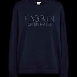 New Fabrin Copenhagen Sweat Shirt 25, W. - Dame Bluse Blå
