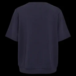 Clearance Fabrin Copenhagen Sweatshirt S/S 25, W. - Dame T-shirt Blå
