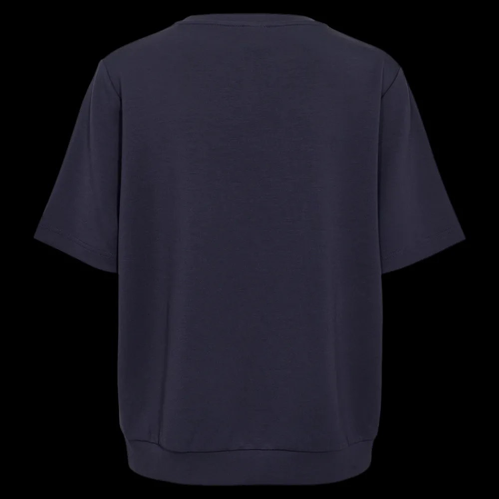 Clearance Fabrin Copenhagen Sweatshirt S/S 25, W. - Dame T-shirt Blå