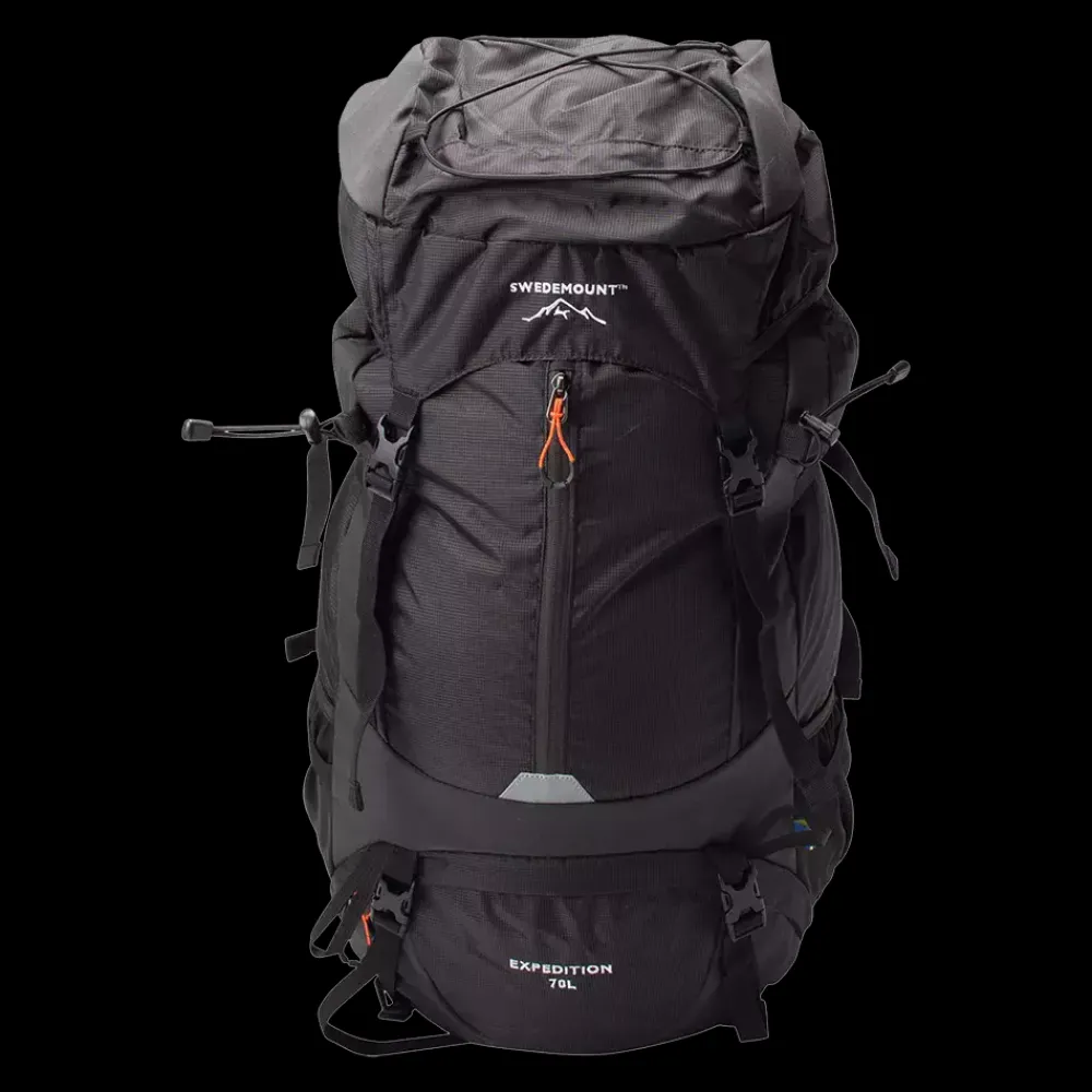 Online NY FORM Swedemount Expedition Backpack 70L - Rygsæk Sort