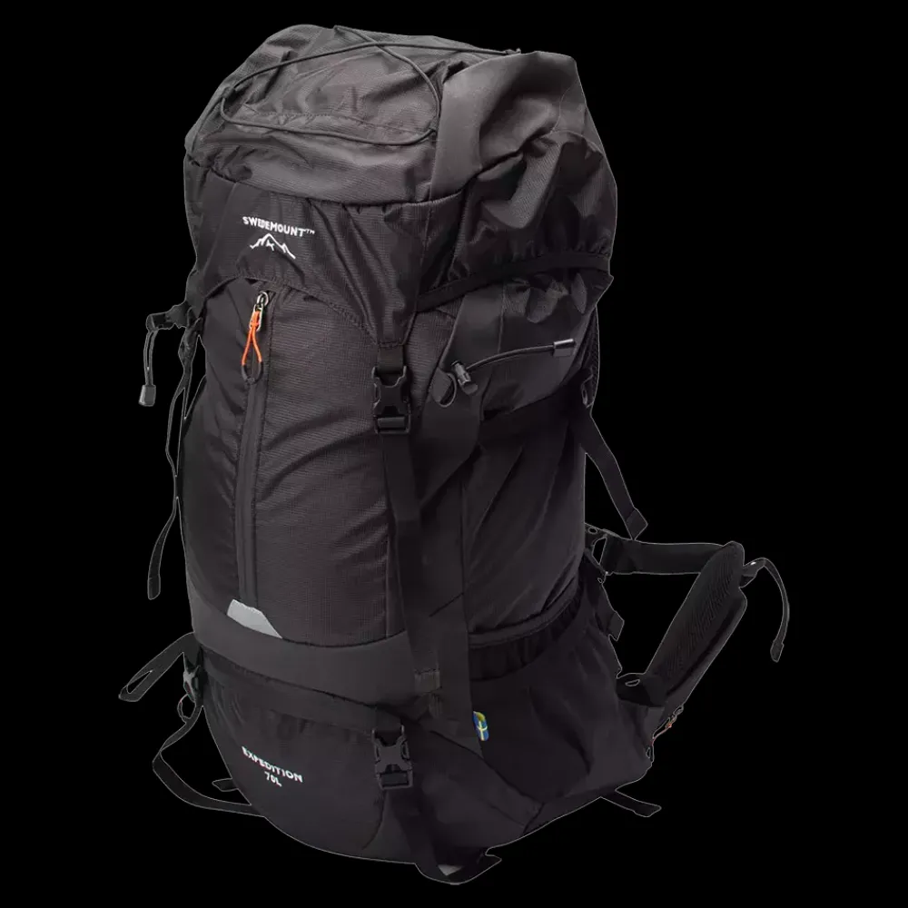 Online NY FORM Swedemount Expedition Backpack 70L - Rygsæk Sort