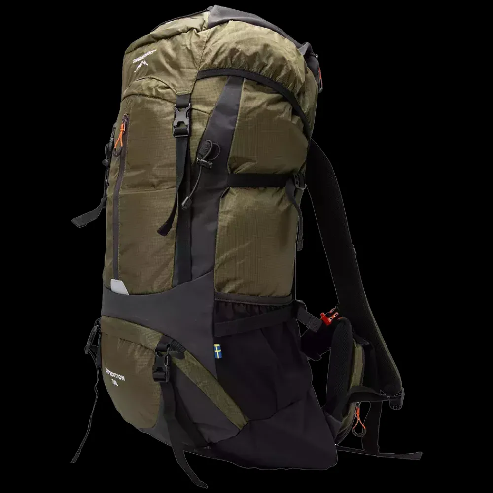 Outlet NY FORM Swedemount Expedition Backpack 70L - Rygsæk Grøn