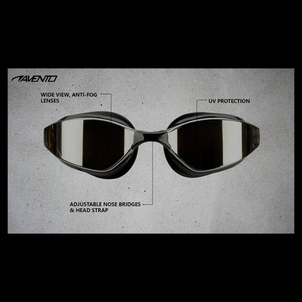 Sale Avento Swimming Goggles Pro Curved - Svømmebriller Multi