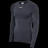 Best Hummel Te Mike Seamless LS T-Shirt - Herre Sportsundertøj Sort