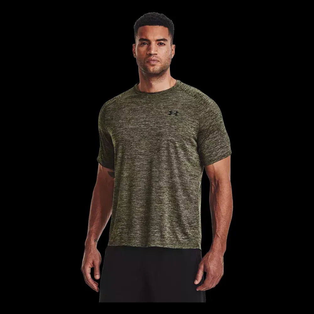 Online Under Armour Tech Tee - Herre T-shirt Grøn