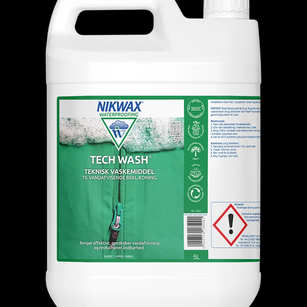 Outlet Nikwax Tech Wash 5 Liter - Vaskemiddel Multi