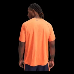 Outlet Under Armour Textured SS T-Shirt - Herre T-Shirt Orange