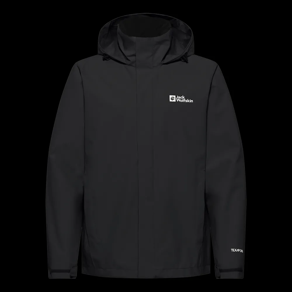 New Jack Wolfskin Trailtime 2L Jacket - Herre Funktionsjakke Sort