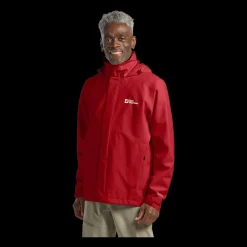 Clearance Jack Wolfskin Trailtime 2L Jacket - Herre Funktionsjakke Rød