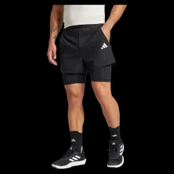 Discount Adidas Training 2-in-1 Shorts - Herre Løbe Shorts Sort