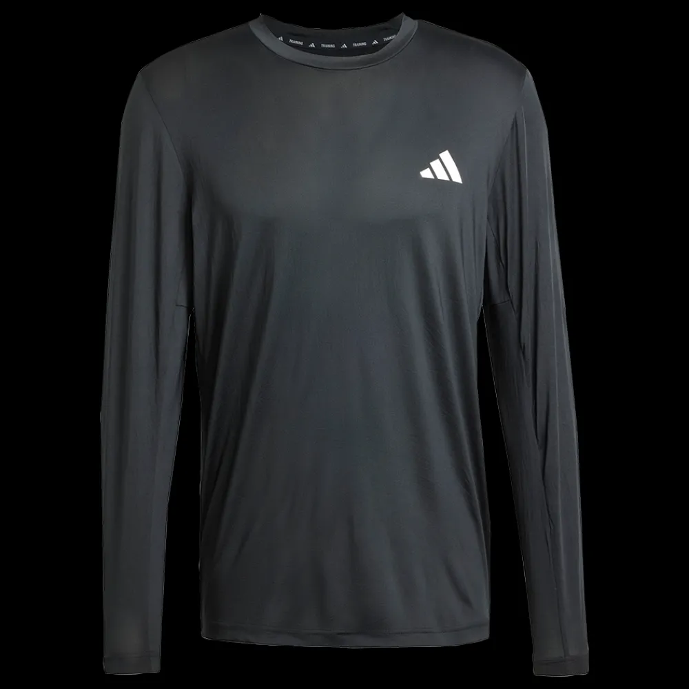 Online Adidas Training LS Tee - Herre Løbe T-shirt Sort