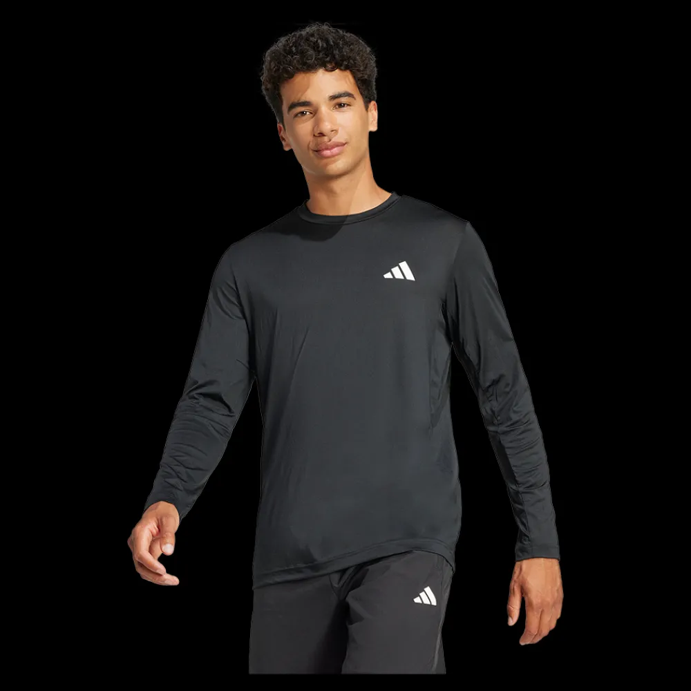 Online Adidas Training LS Tee - Herre Løbe T-shirt Sort