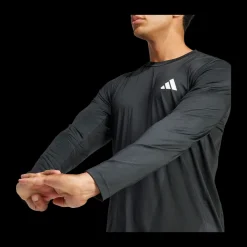 Online Adidas Training LS Tee - Herre Løbe T-shirt Sort