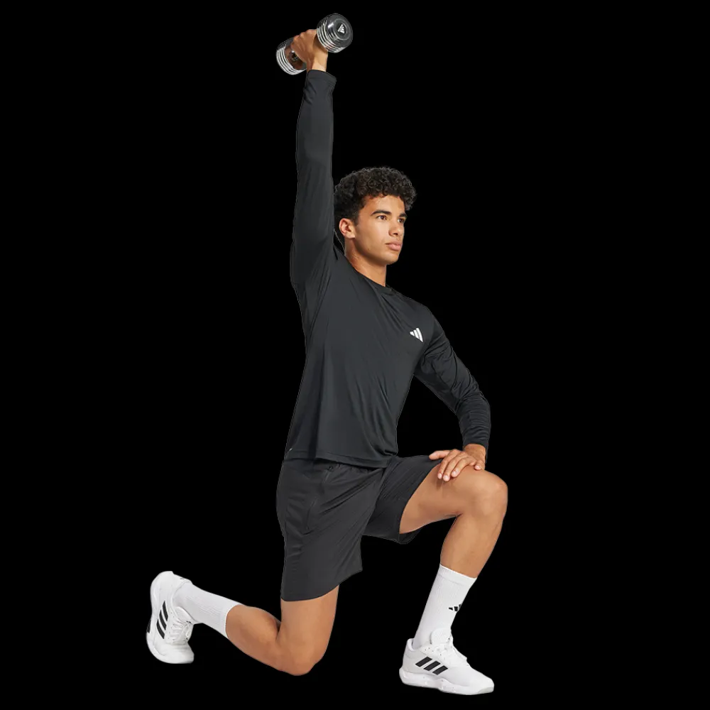 Online Adidas Training LS Tee - Herre Løbe T-shirt Sort