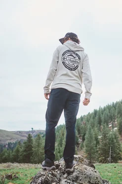 Discount Columbia Trek Graphic Hoodie - Herre Sweatshirt Sand