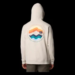 Fashion Columbia Trek Graphic Hoodie - Herre Sweatshirt Hvid