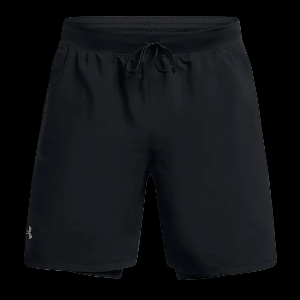 Online Under Armour Under Amour Launch 2-in-1 7" Shorts - Herre Træningsshorts Sort