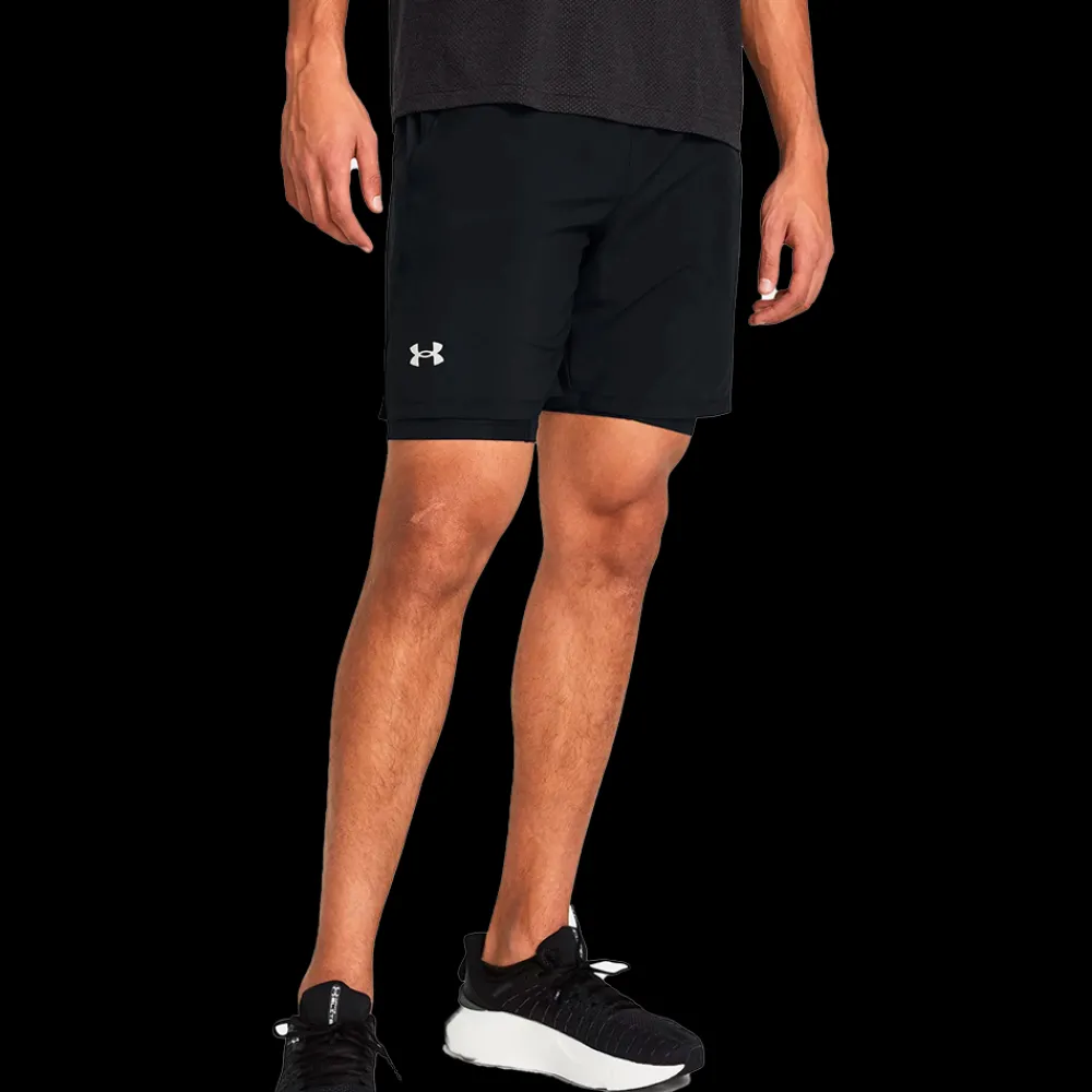 Online Under Armour Under Amour Launch 2-in-1 7" Shorts - Herre Træningsshorts Sort
