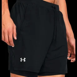 Online Under Armour Under Amour Launch 2-in-1 7" Shorts - Herre Træningsshorts Sort