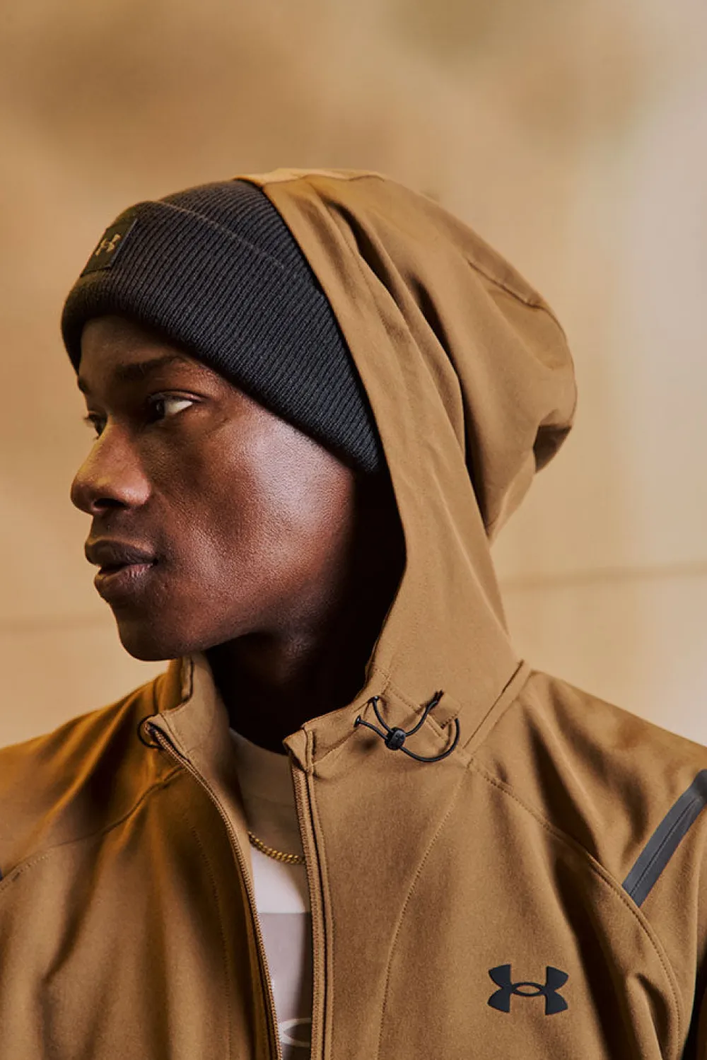 New Under Armour Unstoppable Jacket - Herre Træningsjakke Brun