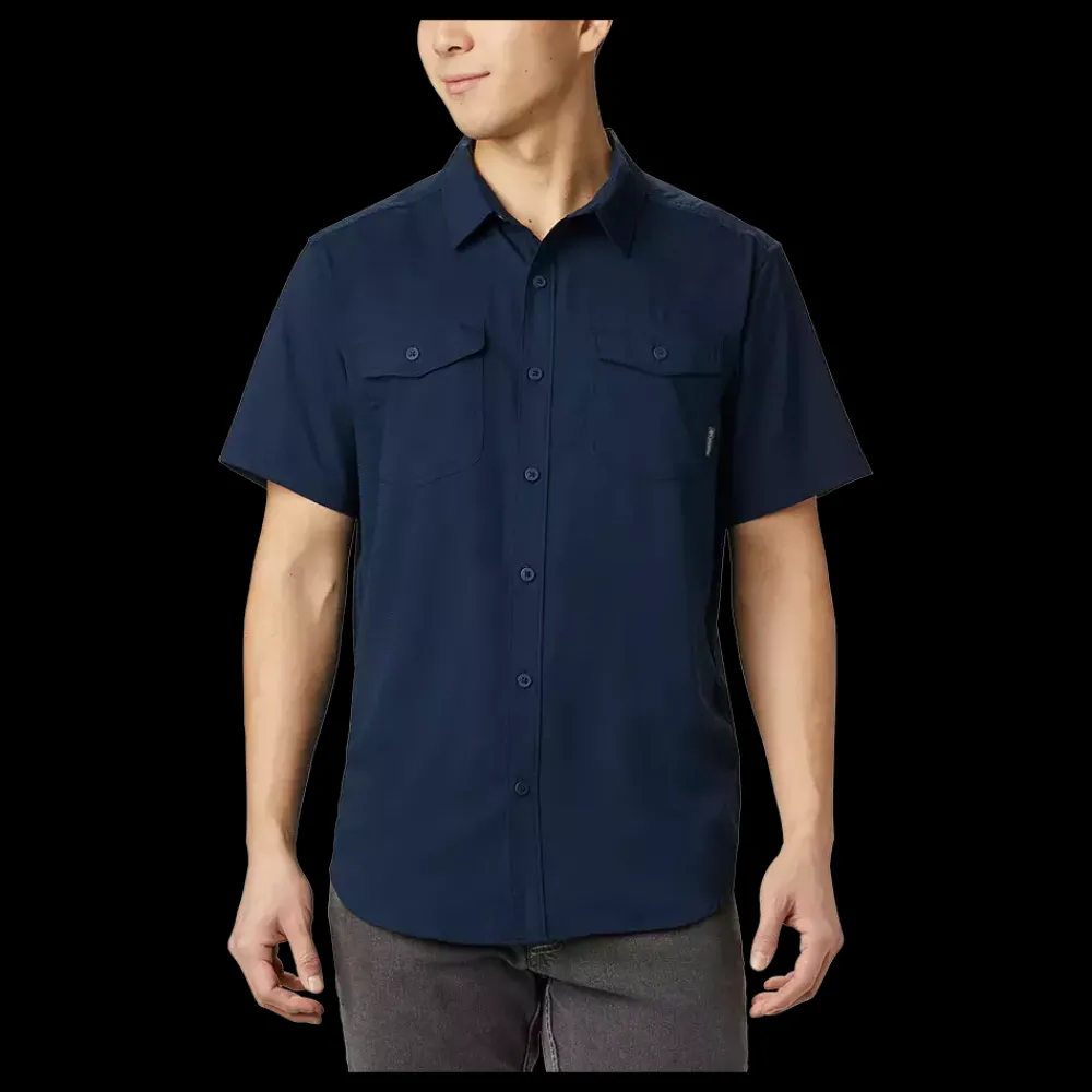 Fashion Columbia Utilizer Solid Shirt - Herre Skjorte Blå