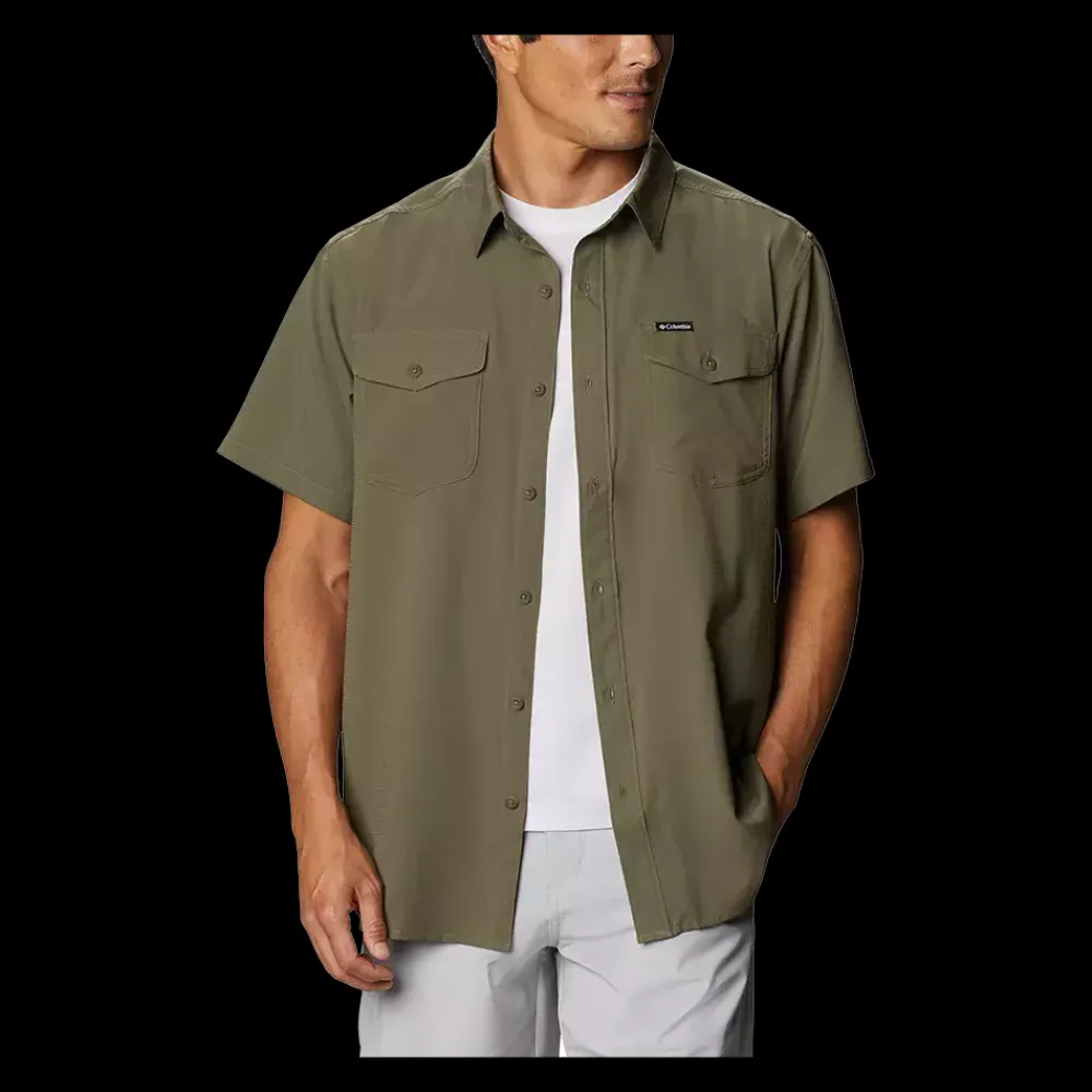 Hot Columbia Utilizer Solid Shirt - Herre Skjorte Grøn